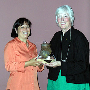 Ron Williamson and Rob MacDonald receiving PAPA from Paul Lennox and Marian Clark